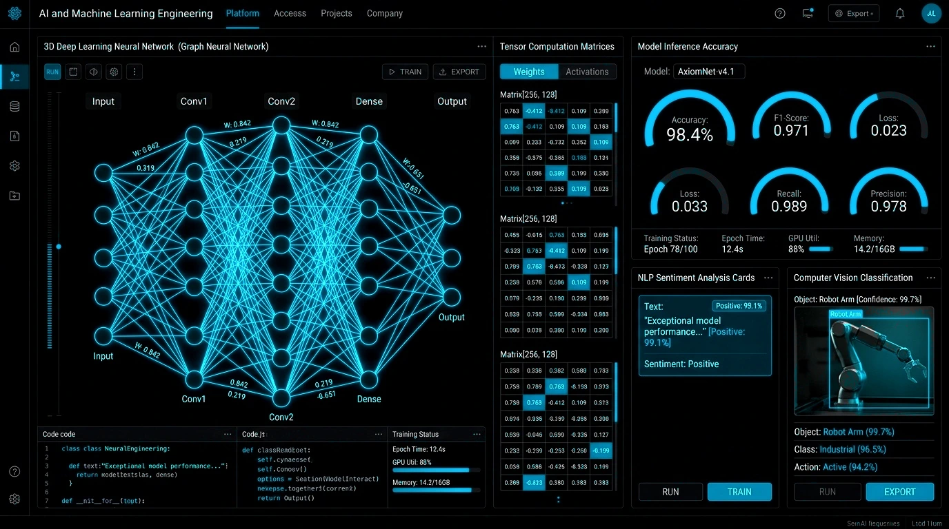 AI and Machine Learning Engineering Solutions by OneDevBox